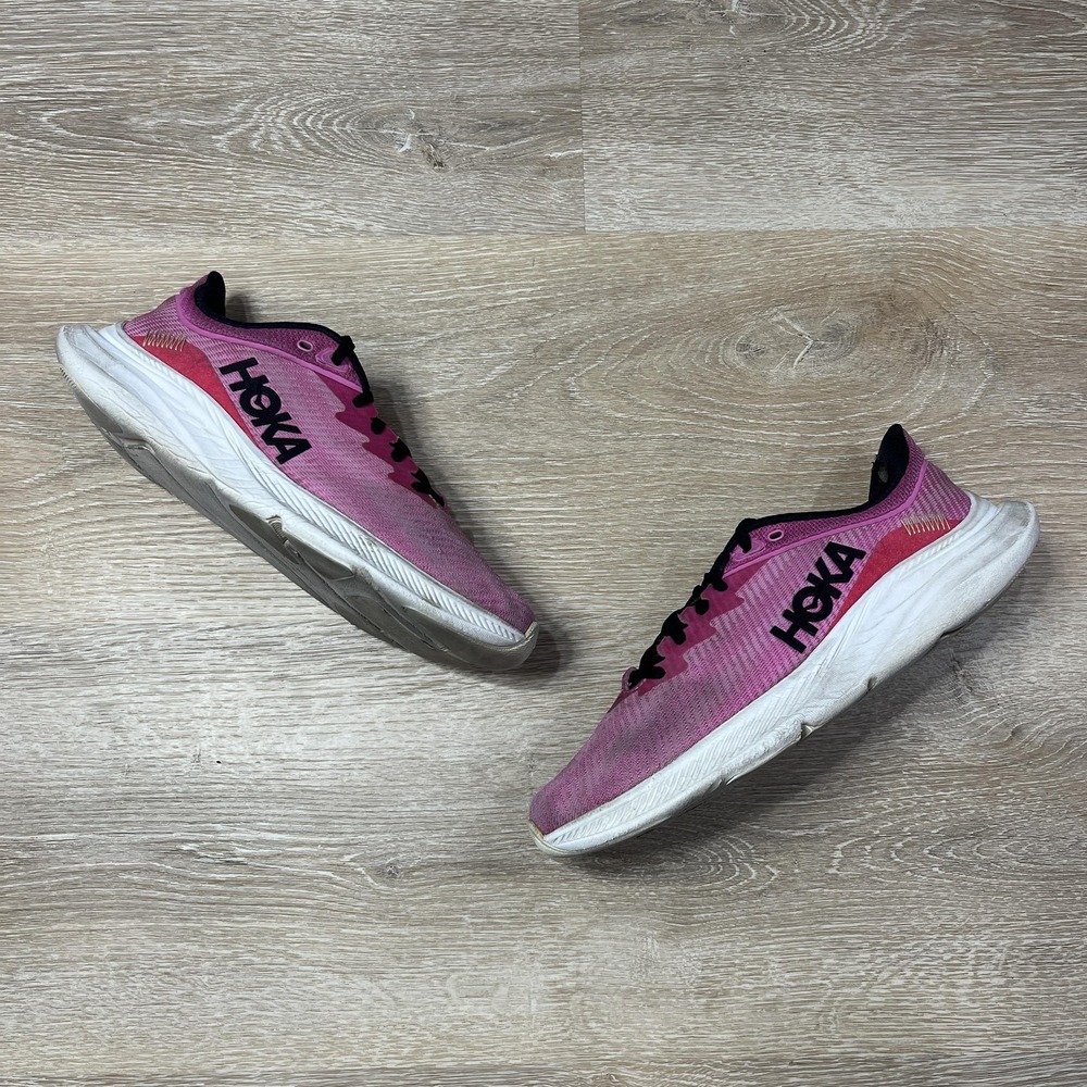 Hoka One One Solimar Pink Running Athletic Sneaker Womens 8.5 1123075 SRBR